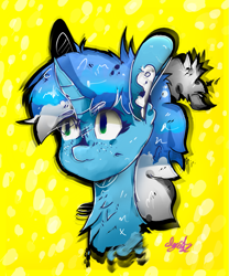 Size: 867x1041 | Tagged: safe, artist:colgreat, artist:colgreat_sushii, oc, pony, unicorn, solo