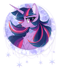 Size: 1705x2030 | Tagged: safe, artist:vird-gi, twilight sparkle, twilight sparkle (alicorn), alicorn, pony, chest fluff, ear fluff, female, mare, simple background, smiling, solo, transparent background