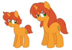 Size: 1024x713 | Tagged: safe, artist:ashidaii, oc, oc:cayenne papper, pony, unicorn, female, filly, mare, simple background, solo, transparent background