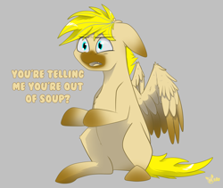 Size: 2724x2300 | Tagged: safe, artist:miaowwww, oc, pegasus, pony, open mouth, text