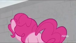 Size: 1037x586 | Tagged: safe, derpibooru import, screencap, pinkie pie, earth pony, pony, the last laugh, balloonbutt, butt, plot