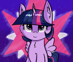 Size: 1912x1615 | Tagged: safe, artist:artiks, twilight sparkle, twilight sparkle (alicorn), alicorn, pony, cutie mark background, female, mare, solo