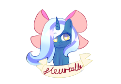 Size: 1074x744 | Tagged: safe, artist:mewsley, oc, oc:fleurbelle, alicorn, pony, alicorn oc, bow, female, golden eyes, hair bow, mare, ribbon