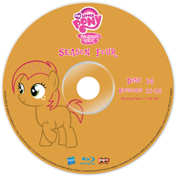 Size: 2339x2339 | Tagged: safe, artist:pixelgrip94, babs seed, earth pony, pony, fake blu-ray set, solo