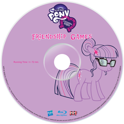 Size: 2339x2339 | Tagged: safe, artist:pixelgrip94, sci-twi, twilight sparkle, pony, unicorn, equestria girls, friendship games, equestria girls ponified, fake blu-ray set, ponified, unicorn sci-twi