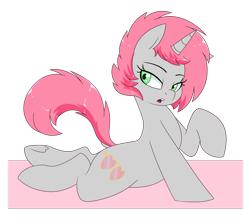 Size: 1280x1143 | Tagged: safe, artist:notenoughapples, oc, oc only, pony, unicorn, female, lidded eyes, solo, sultry pose, underhoof