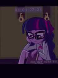 Size: 1202x1612 | Tagged: safe, sci-twi, twilight sparkle, better together, equestria girls, book, fake, fake leak, fake screencap, faker than a three dollar bill, female, timestamp