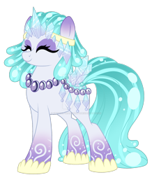 Size: 1024x1177 | Tagged: safe, artist:crystal-tranquility, oc, oc:crystal waters, original species, pond pony, pony, deviantart watermark, female, mare, obtrusive watermark, simple background, transparent background, watermark