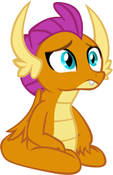 Size: 4756x7372 | Tagged: safe, artist:memnoch, smolder, dragon, cute, dragoness, female, simple background, sitting, smolderbetes, solo, transparent background, vector, wings