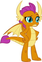 Size: 3409x5053 | Tagged: safe, artist:memnoch, smolder, dragon, cute, dragoness, female, simple background, smolderbetes, solo, transparent background, vector, wings