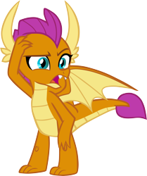 Size: 4849x5811 | Tagged: safe, artist:memnoch, smolder, dragon, dragoness, female, simple background, solo, transparent background, vector, wings