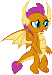 Size: 4214x6018 | Tagged: safe, artist:memnoch, smolder, dragon, dragoness, female, simple background, solo, transparent background, vector, wings