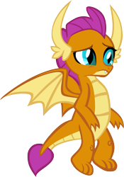 Size: 3905x5575 | Tagged: safe, artist:memnoch, smolder, dragon, dragoness, female, simple background, solo, transparent background, vector, wings