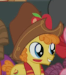 Size: 394x445 | Tagged: safe, screencap, sun crisp, earth pony, pony, buckball season, background pony, blurry, colt, cropped, foal, male, solo focus