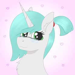 Size: 1942x1961 | Tagged: safe, artist:dyonys, oc, oc:sophia green, pony, unicorn, bust, female, glasses, mare