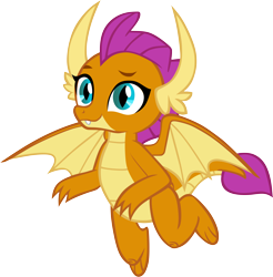 Size: 4992x5072 | Tagged: safe, artist:memnoch, smolder, dragon, dragoness, female, simple background, solo, transparent background, vector, wings