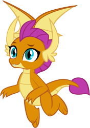 Size: 3639x5183 | Tagged: safe, artist:memnoch, smolder, dragon, dragoness, female, simple background, solo, transparent background, vector, wings