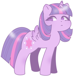 Size: 876x913 | Tagged: safe, artist:cutecarrots, twilight sparkle, twilight sparkle (alicorn), alicorn, pony, cute, female, mare, no pupils, simple background, solo, transparent background, twiabetes