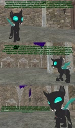 Size: 1920x3240 | Tagged: safe, artist:soad24k, thorax, changeling, 3d, castle of the royal pony sisters, cyoa, cyoa:hivemindless, gmod, no lighting