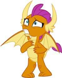 Size: 3721x4695 | Tagged: safe, artist:memnoch, smolder, dragon, dragoness, female, simple background, solo, transparent background, vector, wings