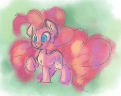 Size: 680x535 | Tagged: safe, artist:leadhooves, derpibooru import, pinkie pie, earth pony, pony, gradient background, solo