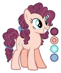 Size: 1186x1426 | Tagged: safe, artist:sweet-psycho-uwu, oc, oc:gentle frost, earth pony, pony, female, mare, offspring, parent:cheese sandwich, parent:pinkie pie, parents:cheesepie, simple background, solo, transparent background