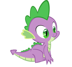 Size: 573x532 | Tagged: safe, edit, editor:undeadponysoldier, spike, dragon, adorable face, background removed, cute, male, riding, riding position, simple background, solo, transparent background, vector