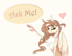 Size: 2265x1755 | Tagged: safe, artist:marbola, oc, oc:candy floss, pegasus, pony, ask, tumblr