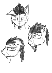 Size: 565x800 | Tagged: safe, artist:bluesyblues, oc, pony, doodle, doodles, expressions, male, stallion