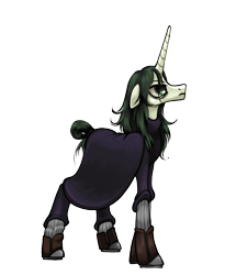 Size: 1250x1455 | Tagged: safe, artist:thrimby, oc, oc only, pony, unicorn, clothes, long hair, male, robe, solo, stallion, standing