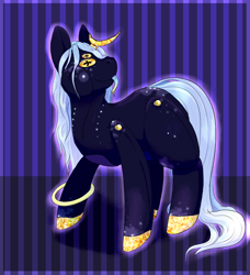 Size: 700x768 | Tagged: safe, artist:carolina_fire, oc, oc only, oc:lunaria nubium, pony, four eyes, plushie