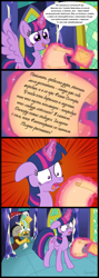 Size: 713x2000 | Tagged: safe, artist:mrspartin, edit, discord, twilight sparkle, twilight sparkle (alicorn), alicorn, cyrillic, prank, russian