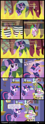 Size: 825x2273 | Tagged: safe, artist:dm29, edit, discord, spike, twilight sparkle, twilight sparkle (alicorn), alicorn, dragon, pony, comic, cyrillic, female, fire, mare, russian, the lady and the tiger, the lady or the tiger, translation