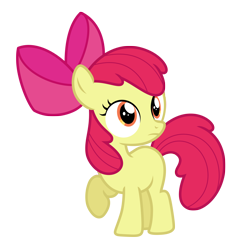 Size: 5924x6250 | Tagged: safe, artist:estories, apple bloom, pony, absurd resolution, simple background, solo, transparent background, vector