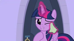 Size: 1920x1080 | Tagged: safe, screencap, twilight sparkle, twilight sparkle (alicorn), alicorn, pony, the ending of the end, cute, magic, solo, teary eyes, twiabetes