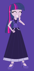 Size: 264x552 | Tagged: safe, artist:starman1999, twilight sparkle, twilight sparkle (alicorn), alicorn, equestria girls, clothes, long skirt, skirt, solo