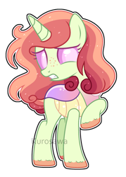 Size: 1842x2568 | Tagged: safe, artist:kurosawakuro, artist:lazuli, oc, changepony, hybrid, base used, female, offspring, parent:princess cadance, parent:thorax, parents:cadax, simple background, solo, transparent background