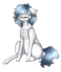 Size: 1200x1400 | Tagged: safe, artist:uglypartyhat, oc, oc only, earth pony, pony, alone, sad, simple background, sitting, transparent background