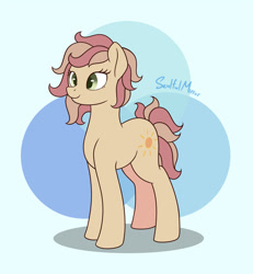 Size: 1024x1106 | Tagged: safe, artist:soulfulmirror, oc, oc:sunshine everfree, earth pony, pony, female, mare, solo