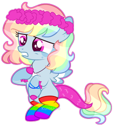 Size: 2016x2214 | Tagged: safe, artist:kurosawakuro, oc, hybrid, base used, colored pupils, female, filly, magical lesbian spawn, offspring, parent:rainbow dash, parent:sonata dusk, simple background, solo, transparent background