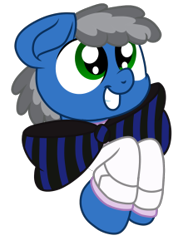 Size: 226x301 | Tagged: safe, artist:swivel starsong, artist:xxxdavid09xxx, part of a set, oc, oc only, oc:buckweiser, earth pony, be the gift, bowtie, simple background, solo, transparent background