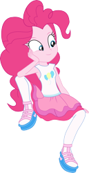 Size: 1618x3144 | Tagged: safe, artist:marcorois, pinkie pie, equestria girls, simple background, solo, transparent background, vector