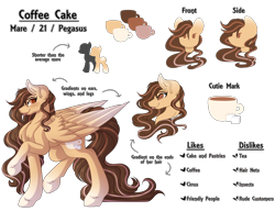 Size: 6500x5000 | Tagged: safe, artist:amazing-artsong, oc, oc:coffee cake, pegasus, pony, absurd resolution, colored wings, colored wingtips, female, mare, simple background, solo, tongue out, transparent background