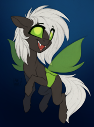 Size: 2602x3500 | Tagged: safe, artist:airfly-pony, oc, oc only, oc:jack sunshine, changeling, chibi, green changeling