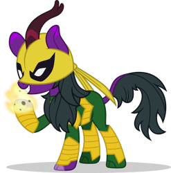 Size: 1280x1294 | Tagged: safe, artist:mlp-trailgrazer, oc, kirin, clothes, cosplay, costume, iron fist, simple background, solo, transparent background