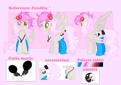 Size: 2088x1468 | Tagged: safe, artist:2pandita, oc, oc:pandita, pegasus, pony, clothes, female, mare, reference sheet, socks, solo