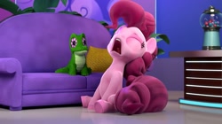 Size: 1920x1072 | Tagged: safe, gummy, pinkie pie, earth pony, pony, hello pinkie pie, crying, official