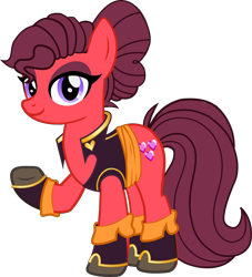 Size: 8570x9444 | Tagged: safe, artist:warszak, oc, oc:lovestone, earth pony, pony, female, mare, pirate, simple background, solo, transparent background, vector