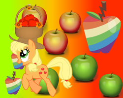 Size: 932x742 | Tagged: safe, artist:morningstar-1337, derpibooru import, applejack, earth pony, pony, solo