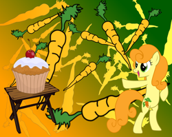 Size: 932x742 | Tagged: safe, artist:morningstar-1337, carrot top, golden harvest, pony, solo